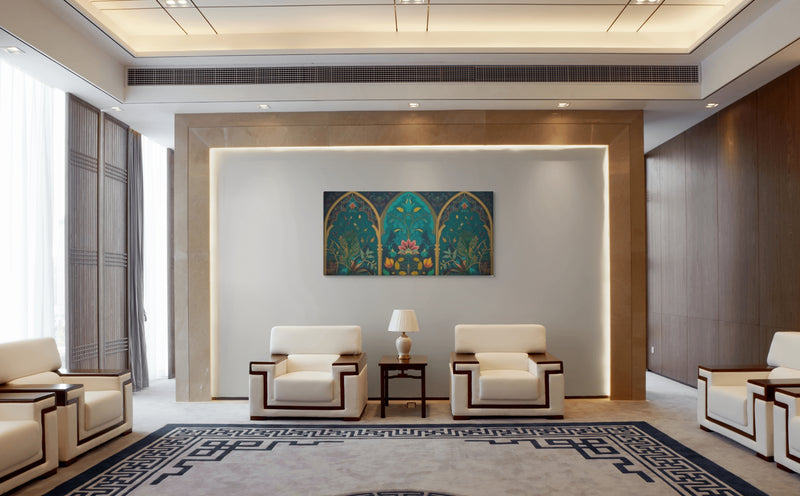 Botanical Arches – Mughal Garden Symphony