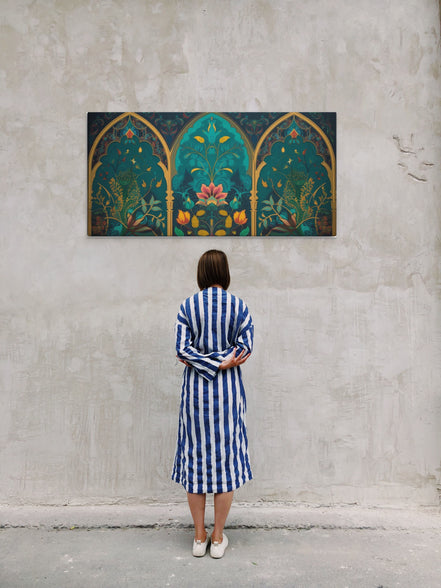 Botanical Arches – Mughal Garden Symphony