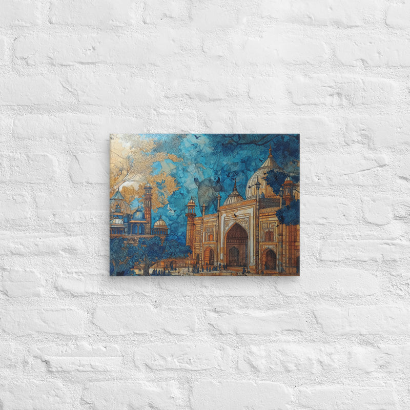 Azure Minaret Reverie – Mughal Skyline