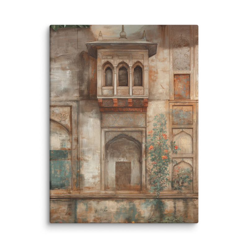 Silent Balcony – Echoes of a Mughal Evening