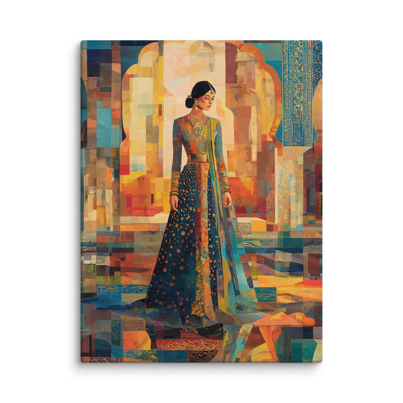 Twilight Grace in the Mughal Courtyard