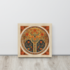 Golden Blossom Arch — Mughal Floral Harmony Canvas