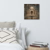 Eternal Majesty — Taj in Sepia Blue Canvas
