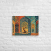 Court of Whispering Arches – Mughal Garden Canvas