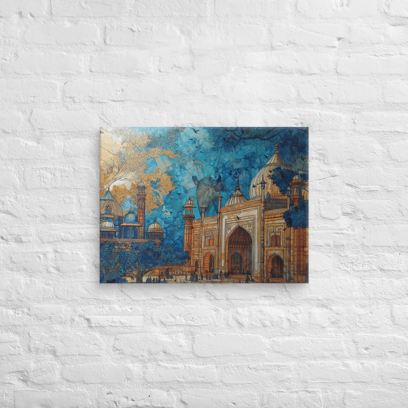 Azure Minaret Reverie – Mughal Skyline