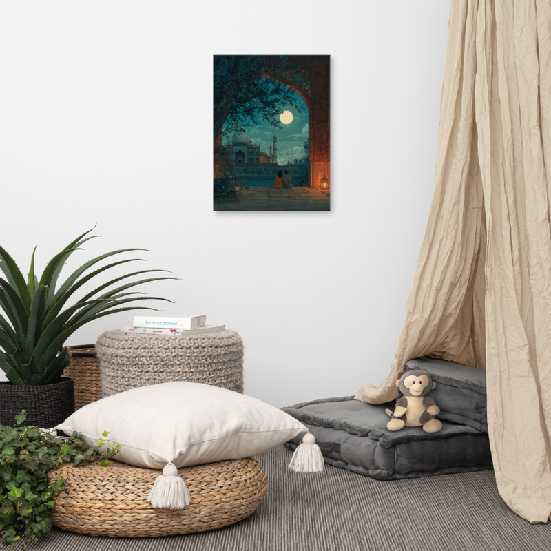 Moonlit Serenity at the Mughal Palace