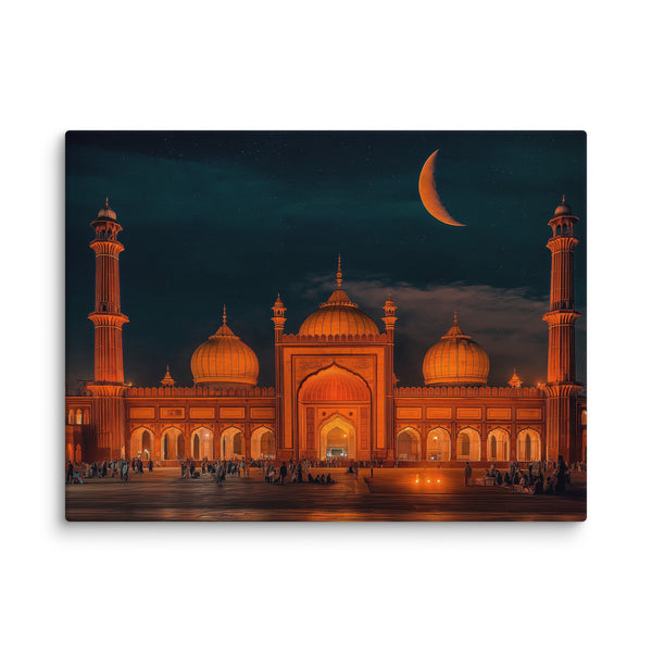 Chaand Raat Glow – Badshahi Mosque at Dusk