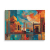Reflections of the Taj – Mosaic Sunset Canvas