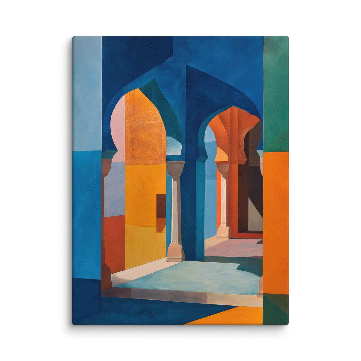 Color and Shadow – Mughal Arches in Motion