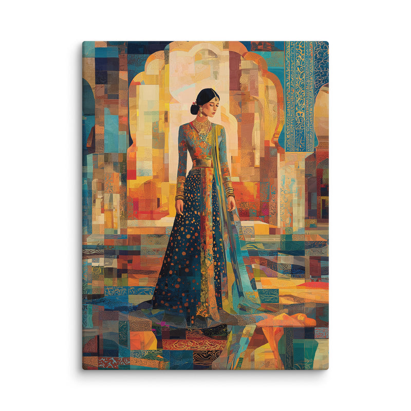 Twilight Grace in the Mughal Courtyard