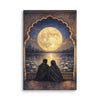 Moonlit Palace Reflections – Mughal Inspired Romantic Canvas Art