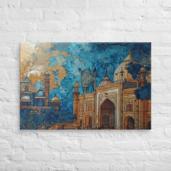 Azure Minaret Reverie – Mughal Skyline