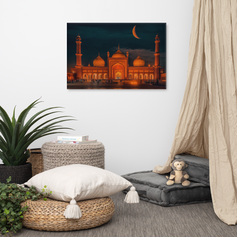 Chaand Raat Glow – Badshahi Mosque at Dusk