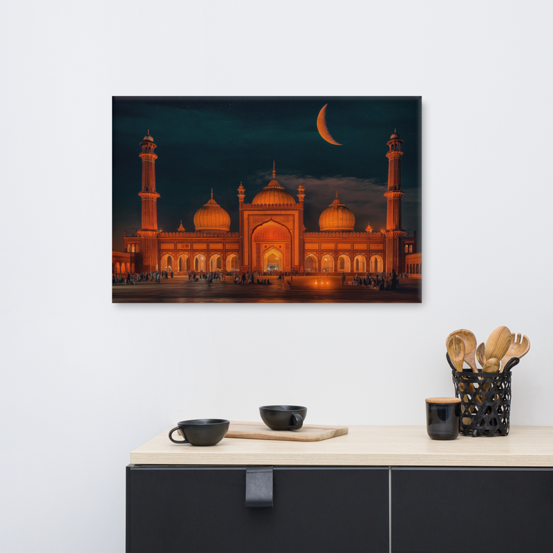 Chaand Raat Glow – Badshahi Mosque at Dusk