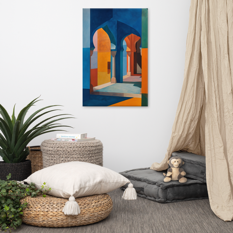 Color and Shadow – Mughal Arches in Motion