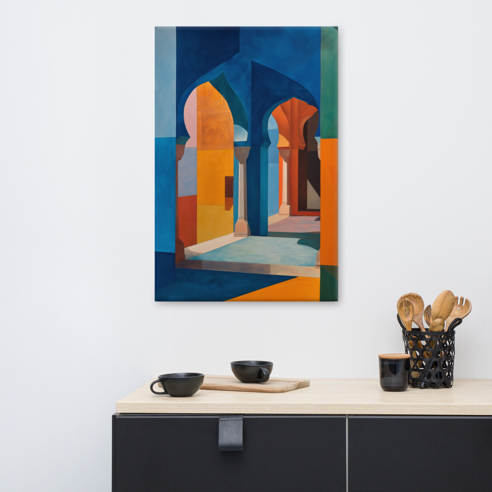 Color and Shadow – Mughal Arches in Motion