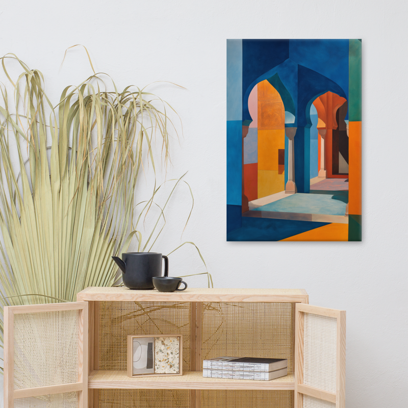 Color and Shadow – Mughal Arches in Motion