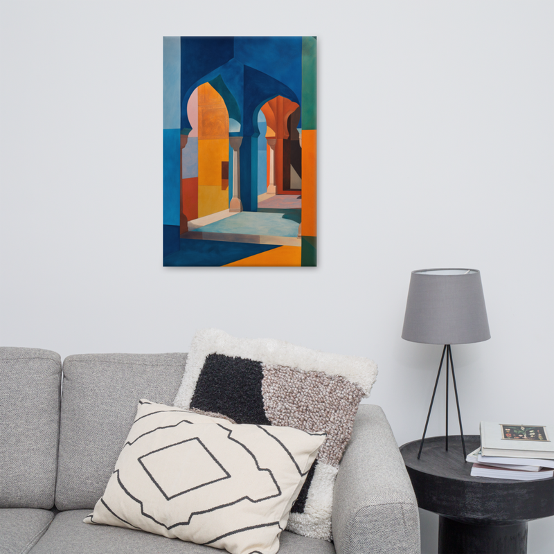 Color and Shadow – Mughal Arches in Motion