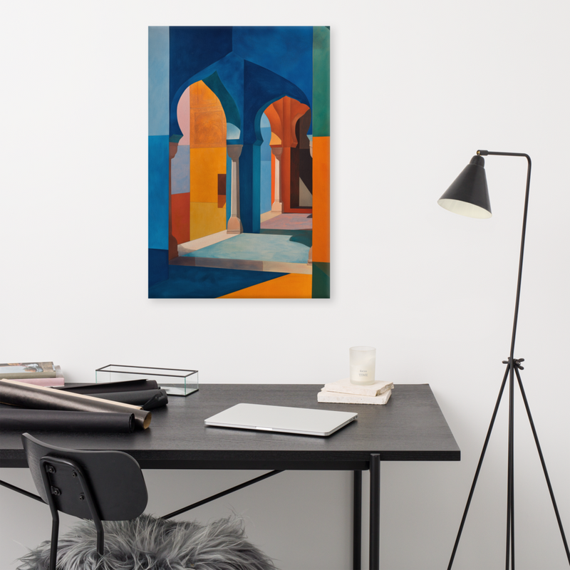 Color and Shadow – Mughal Arches in Motion