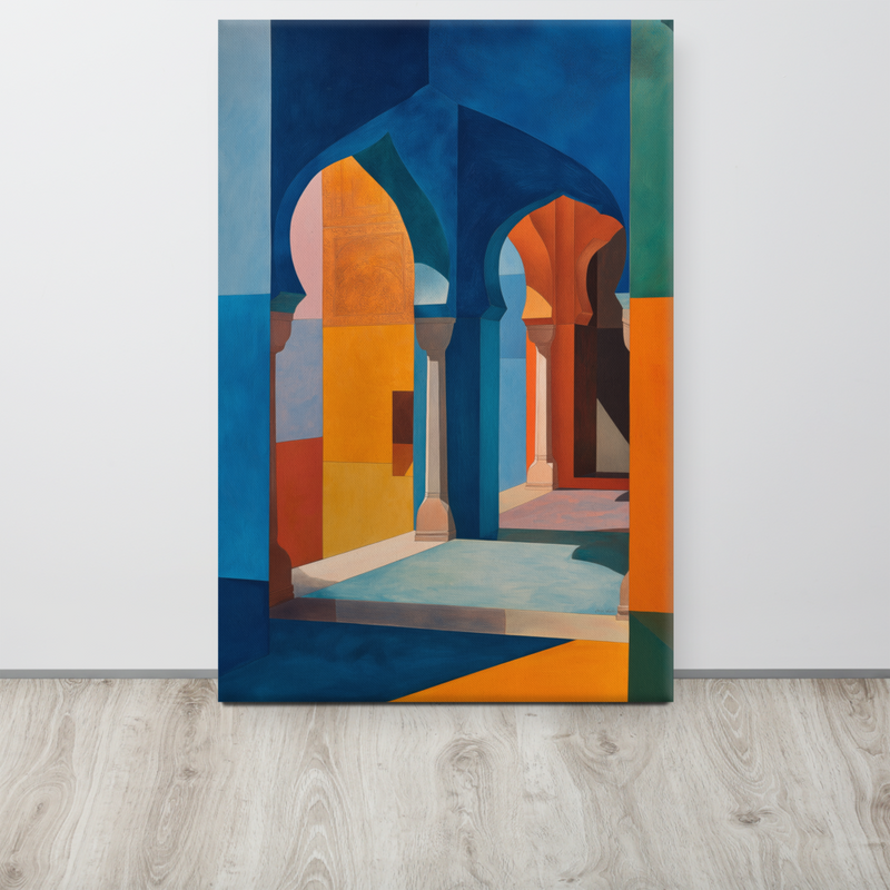 Color and Shadow – Mughal Arches in Motion