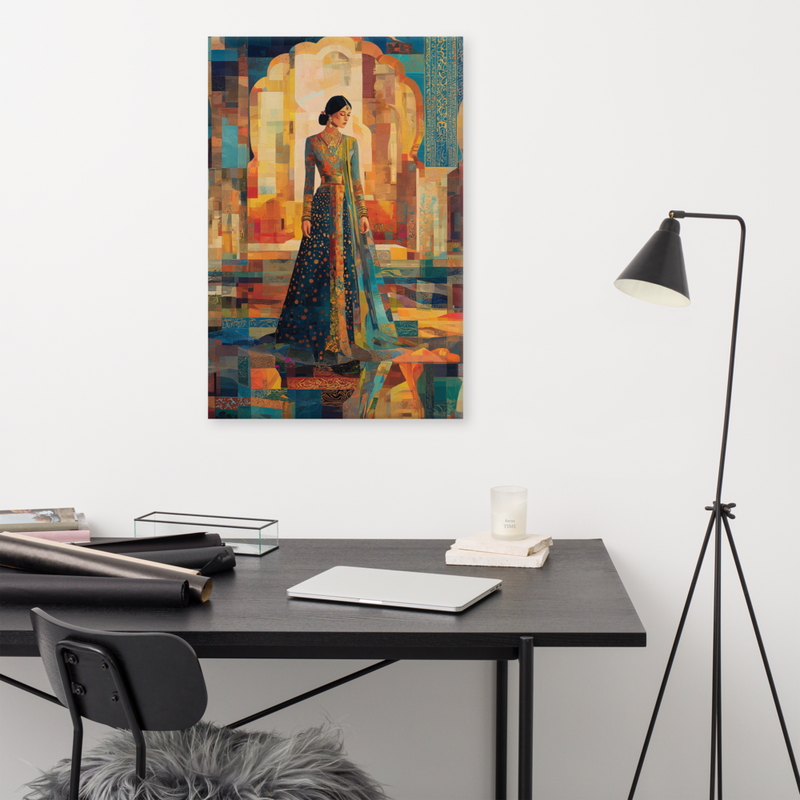 Twilight Grace in the Mughal Courtyard