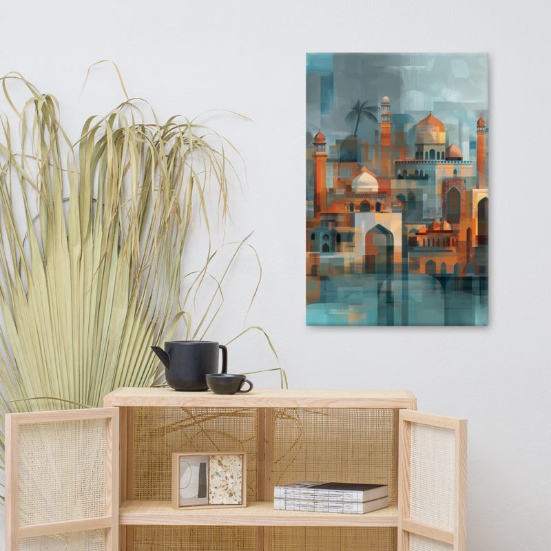 Sunset Reflections of Mughal Grandeur