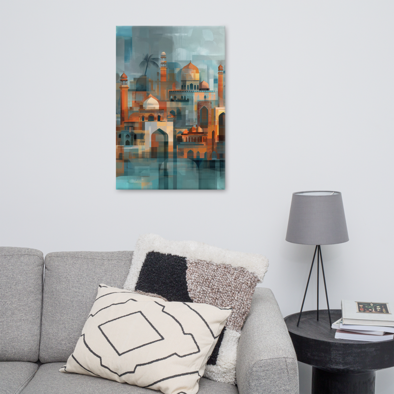 Sunset Reflections of Mughal Grandeur