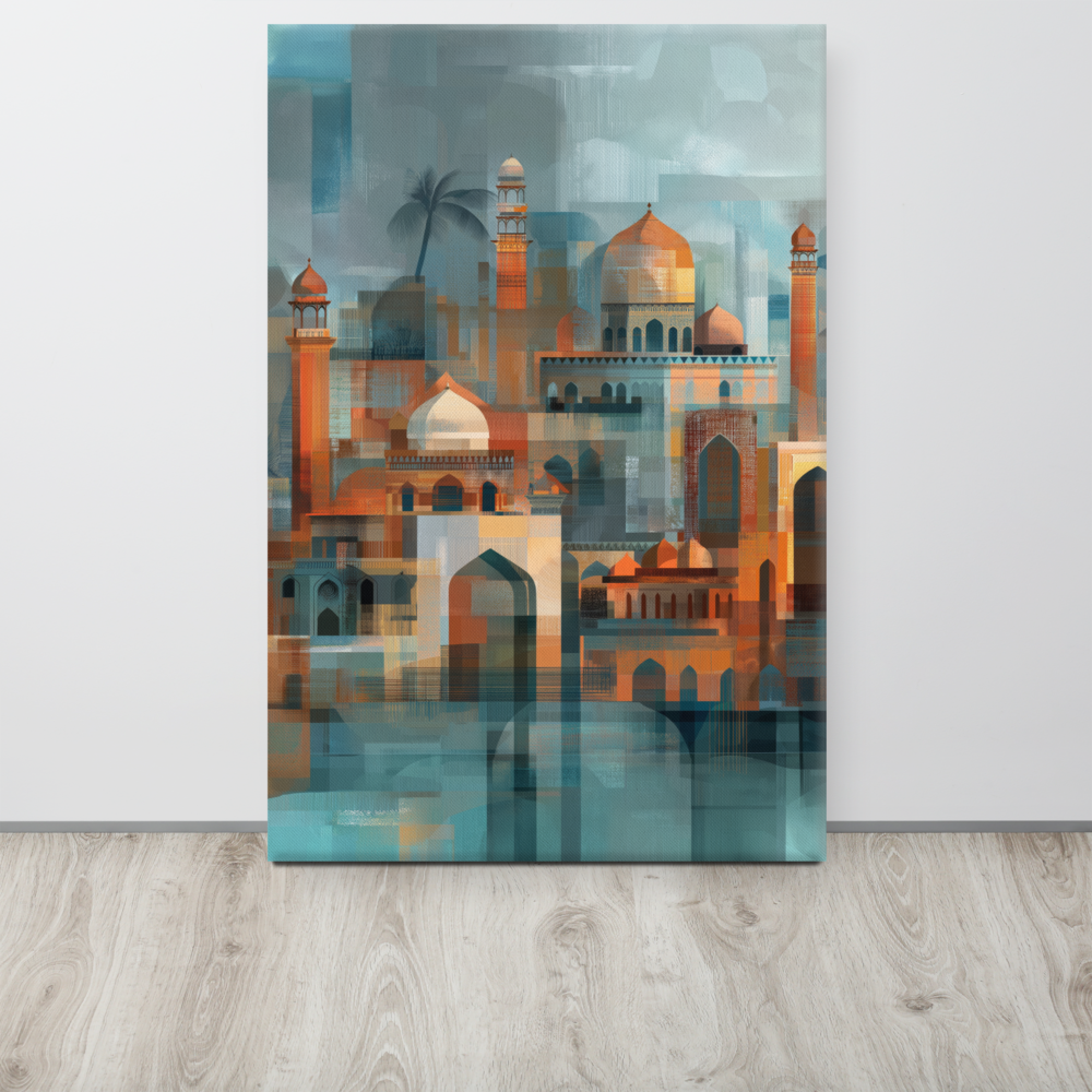 Sunset Reflections of Mughal Grandeur