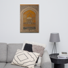 Golden Arches of Eternity – Mughal Architectural Canvas Art