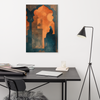 Silhouette of Reflection – Mughal Window Canvas Art