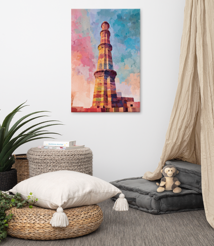 Qutb Minar in Color — A Tribute to Heritage