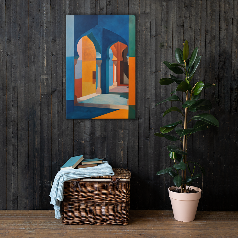 Color and Shadow – Mughal Arches in Motion