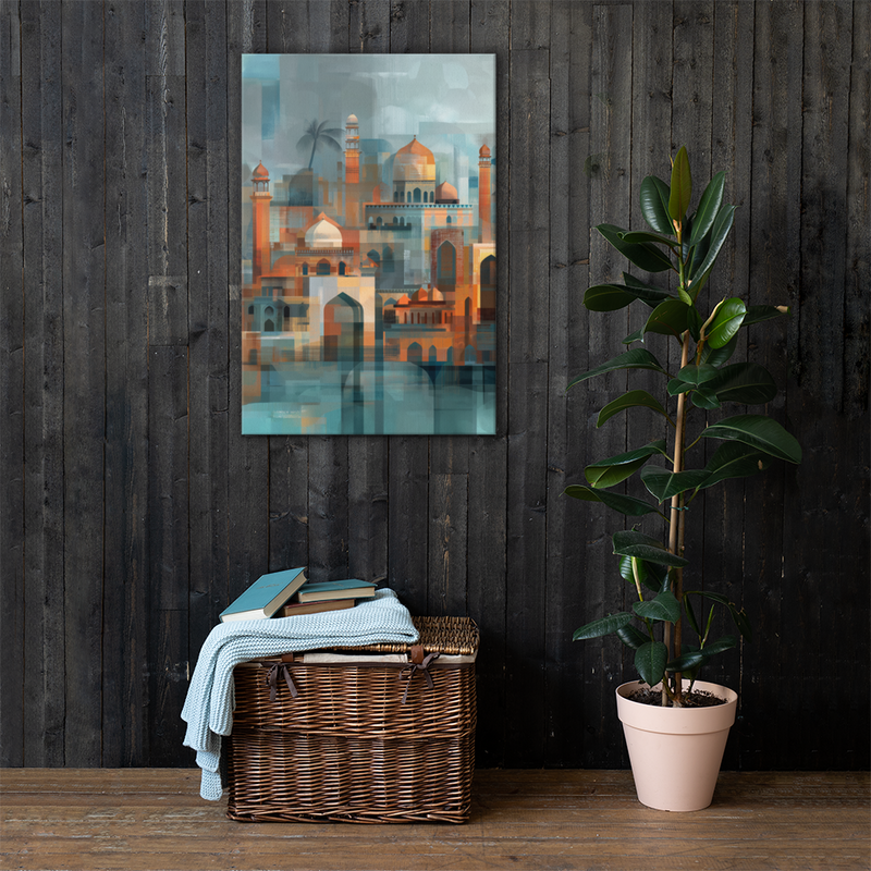 Sunset Reflections of Mughal Grandeur