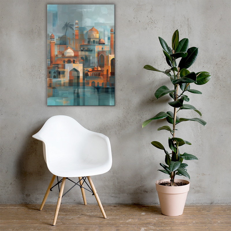 Sunset Reflections of Mughal Grandeur