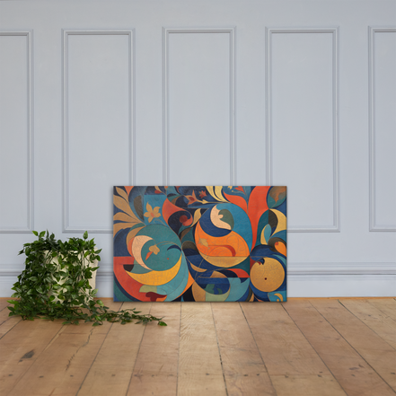 Mughal Floral Abstract Art