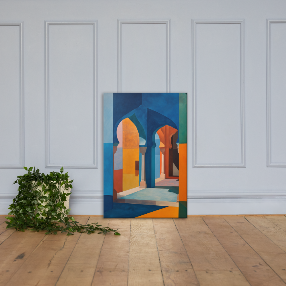 Color and Shadow – Mughal Arches in Motion