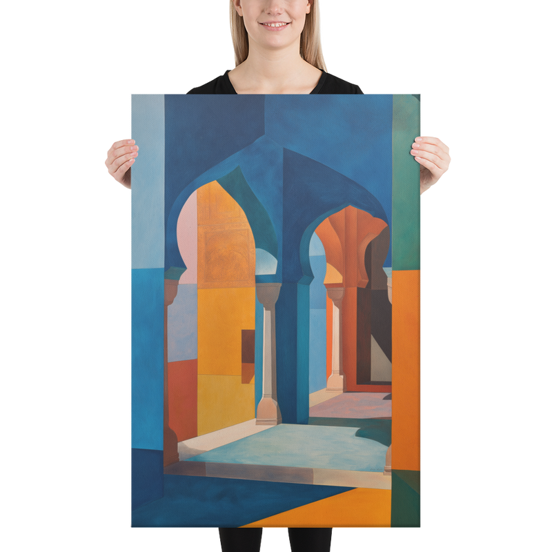 Color and Shadow – Mughal Arches in Motion