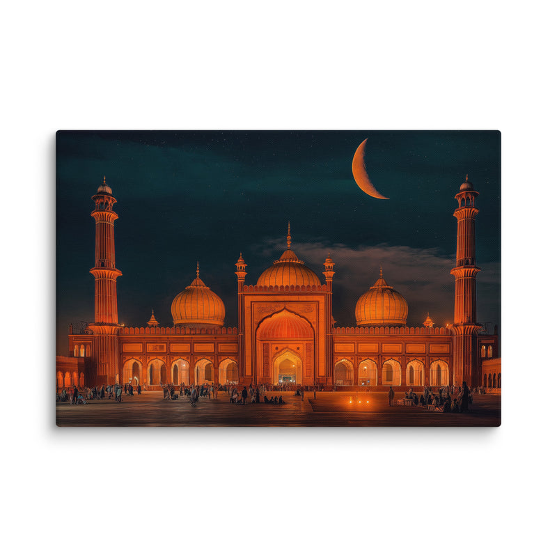 Chaand Raat Glow – Badshahi Mosque at Dusk