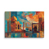 Reflections of the Taj – Mosaic Sunset Canvas