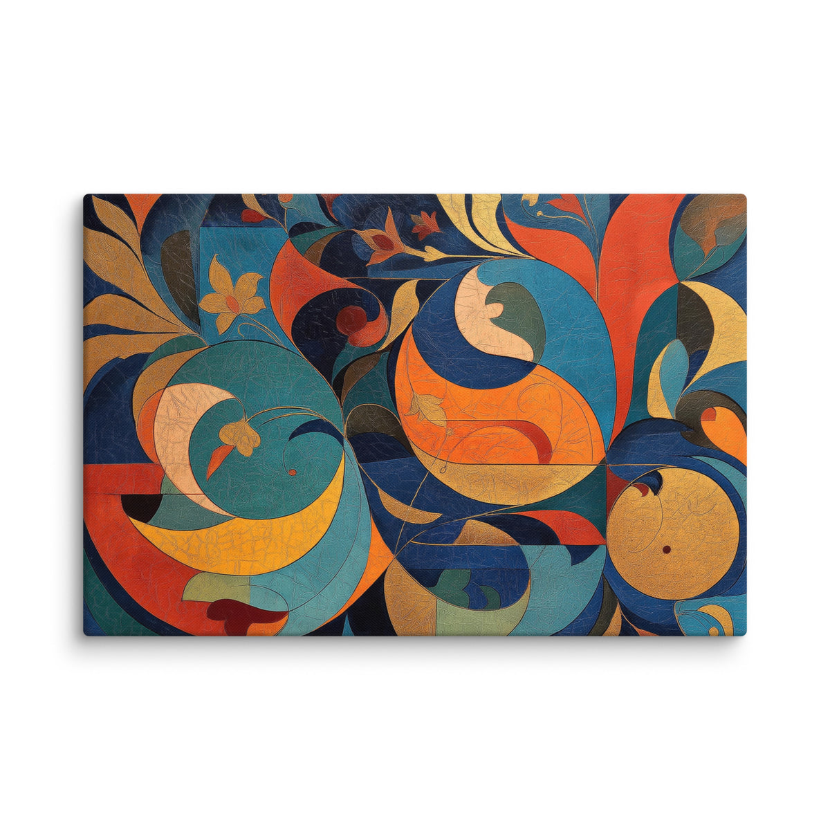 Mughal Floral Abstract Art