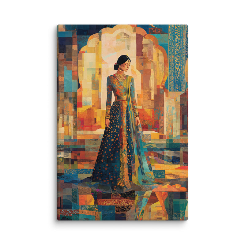 Twilight Grace in the Mughal Courtyard