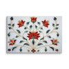Symmetrical Floral Pietra Dura Panel in the Shah Jahani Style