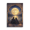 Moonlit Palace Reflections – Mughal Inspired Romantic Canvas Art