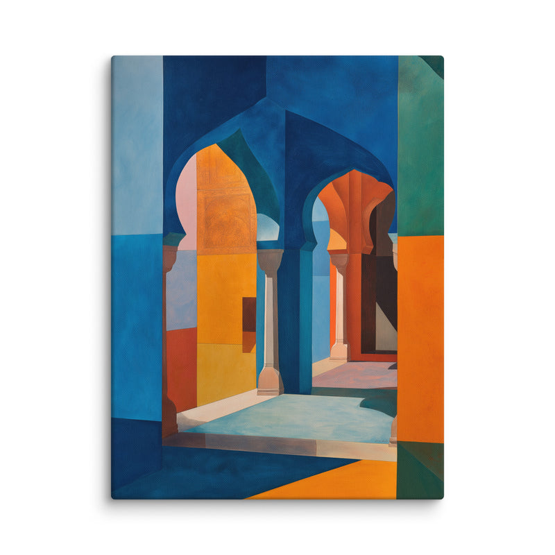 Color and Shadow – Mughal Arches in Motion