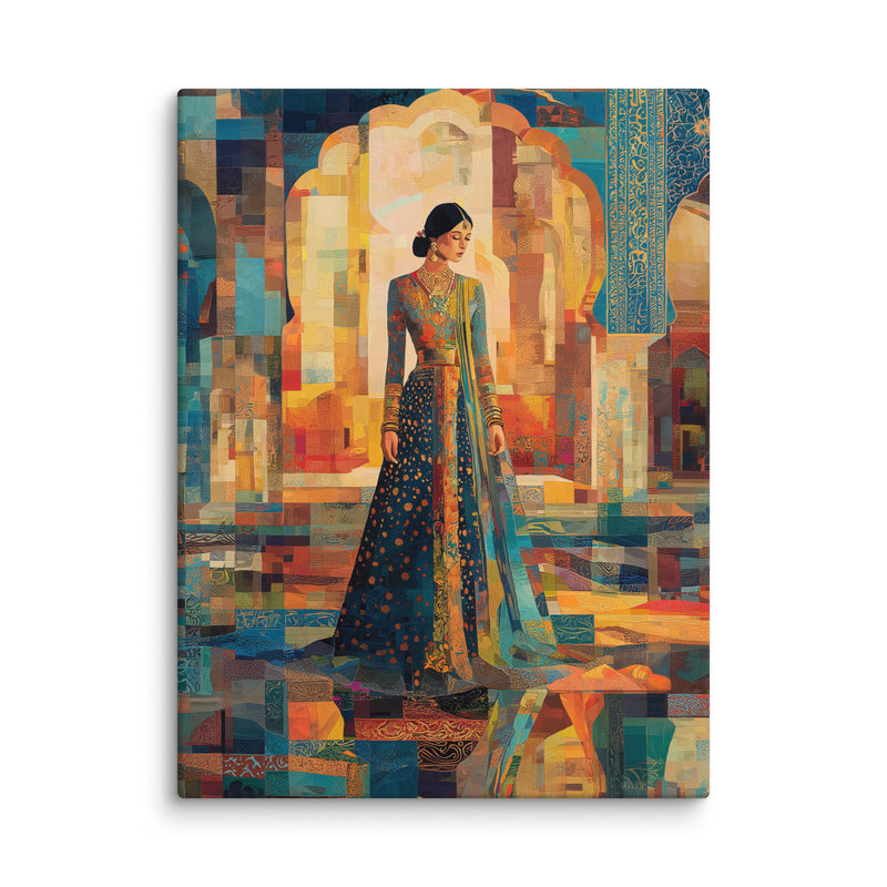 Twilight Grace in the Mughal Courtyard