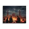Moonlit Iftar — Mughal Evening of Breaking Fast Canvas Art