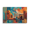 Reflections of the Taj – Mosaic Sunset Canvas