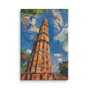 Echoes of Stone – Qutb Minar Mughal Architecture Canvas Wall Art