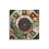 Celestial Taj Mandala – Contemporary Mughal Geometric Wall Art