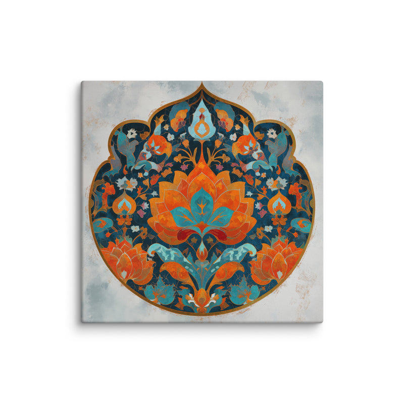 Lotus Radiance – Mughal Motif Mandala